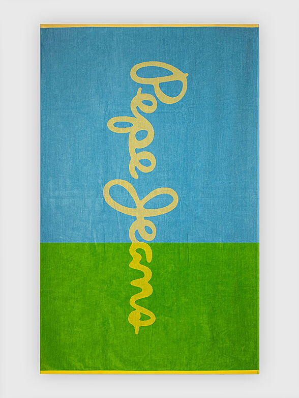 TOWEY beach towel with logo lettering - 1