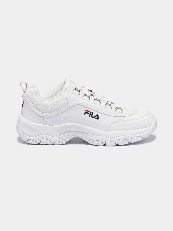 STRADA F White sneakers with glossy finish - 1