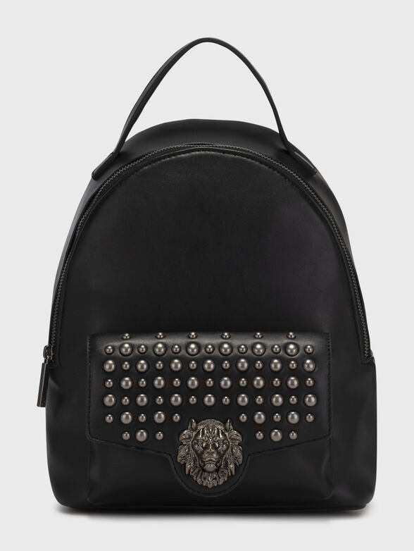 Black backpack with silver studs - 1