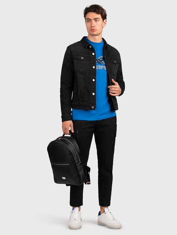 Black denim jacket - 2