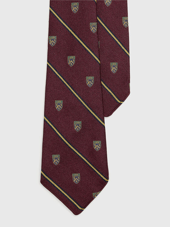 Tie in dark red - 1