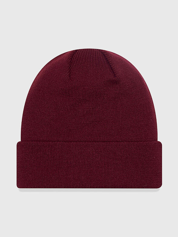 Hat in bordeaux color - 2