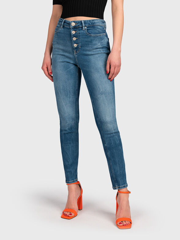 1981 jeans with accent buttons - 1