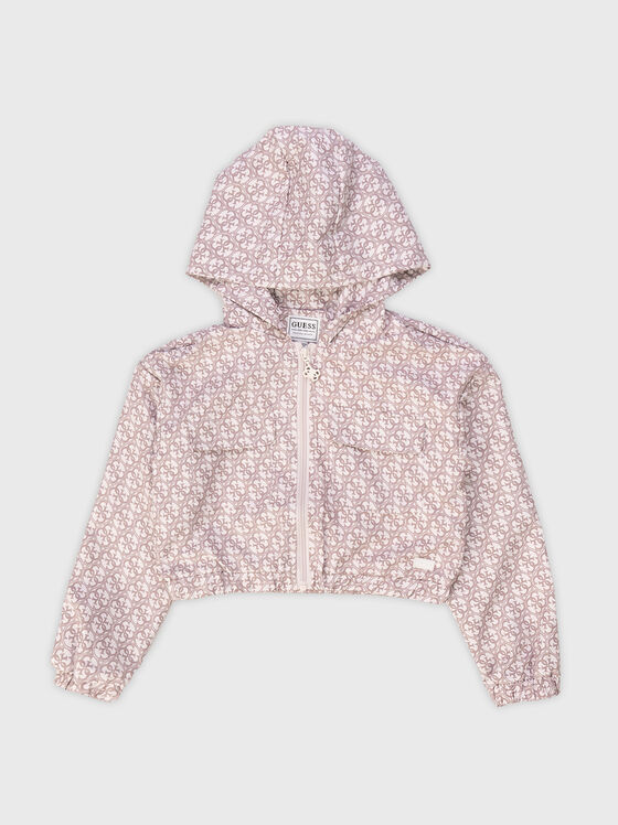 Monogram print jacket - 1