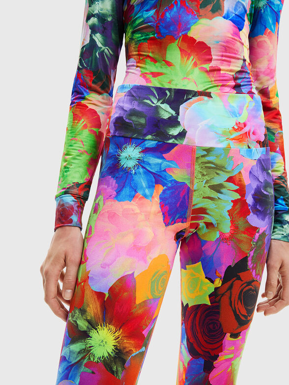 TULIPA sports leggings with colorful print - 3