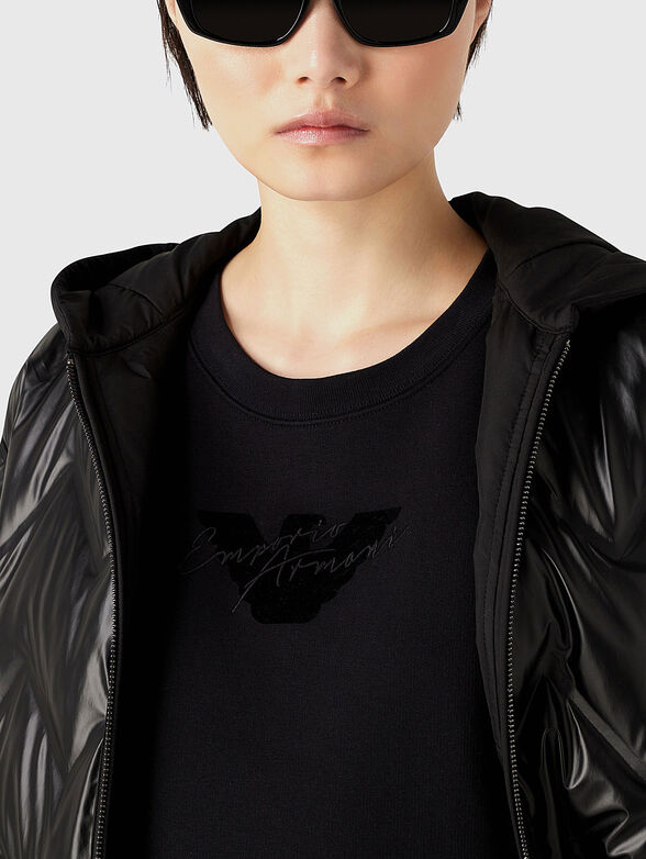 Double faced jacket with quilted effect - 4
