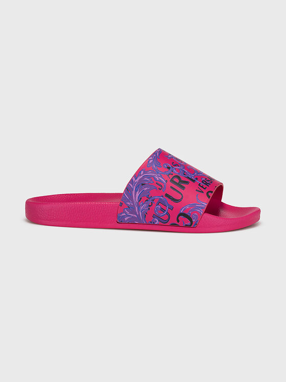 FONDO SHELLY slippers with logo motif - 1