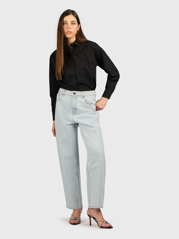 SILVIA HOTFIX black shirt - 2