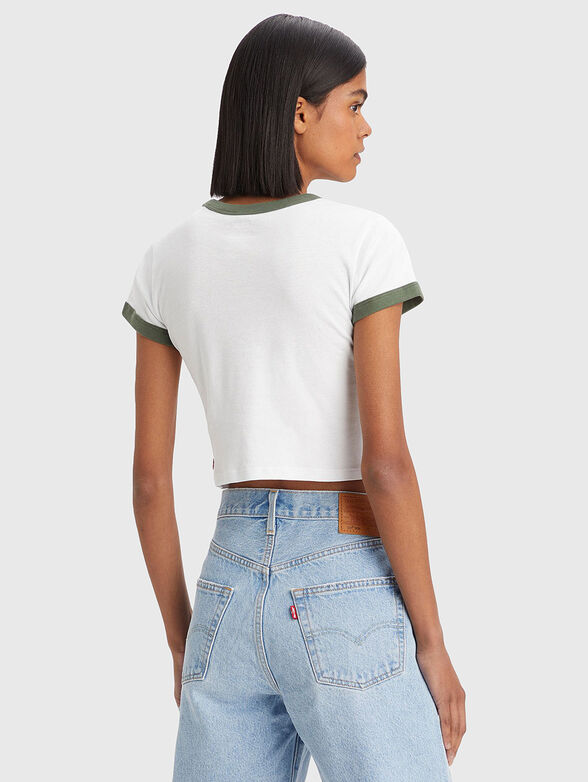 RINGER  white T-shirt with contrasting print - 3