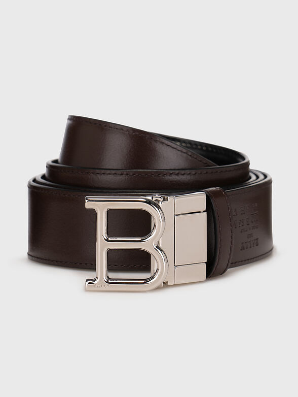 Reversible belt with logo buckle - 2