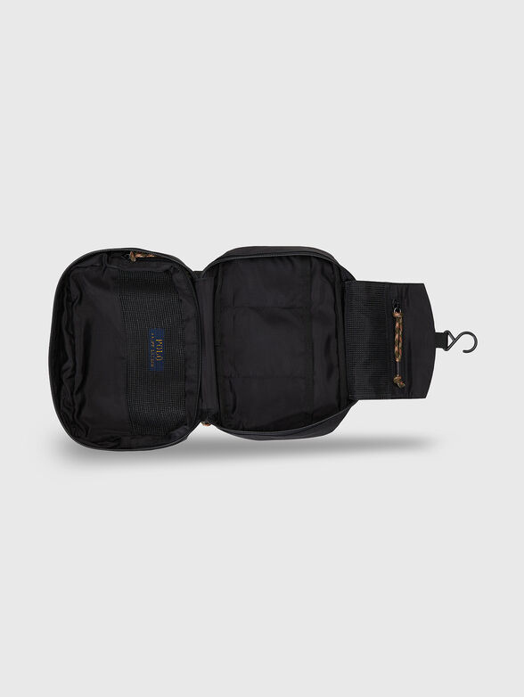 Small black briefcase with logo detail - 3