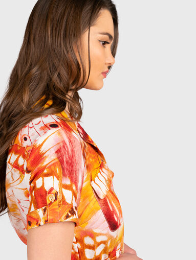 Jumpsuit with floral motifs - 3