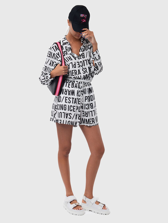 Shirt with accent inscriptions - 2