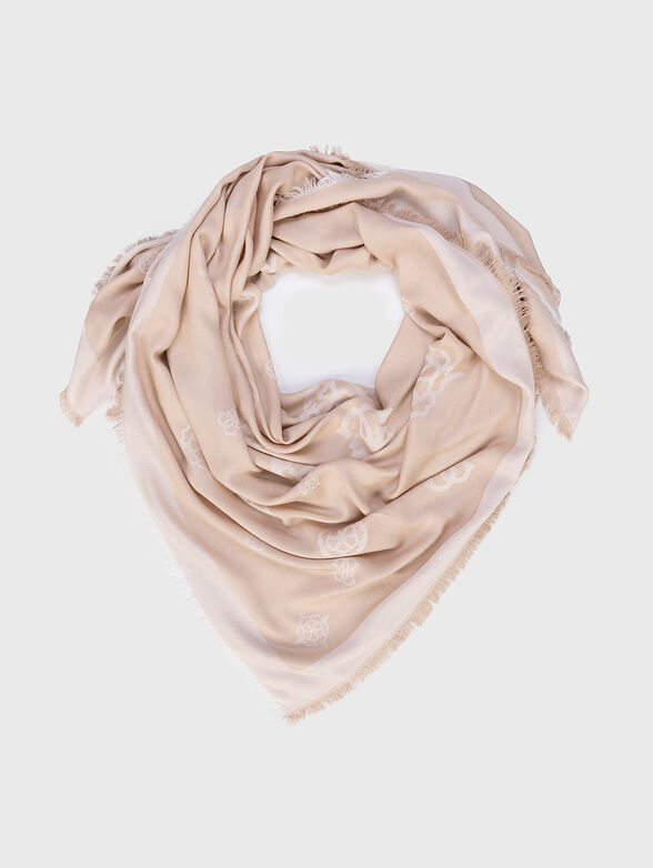 GALERIA scarf with monogram logo print - 1