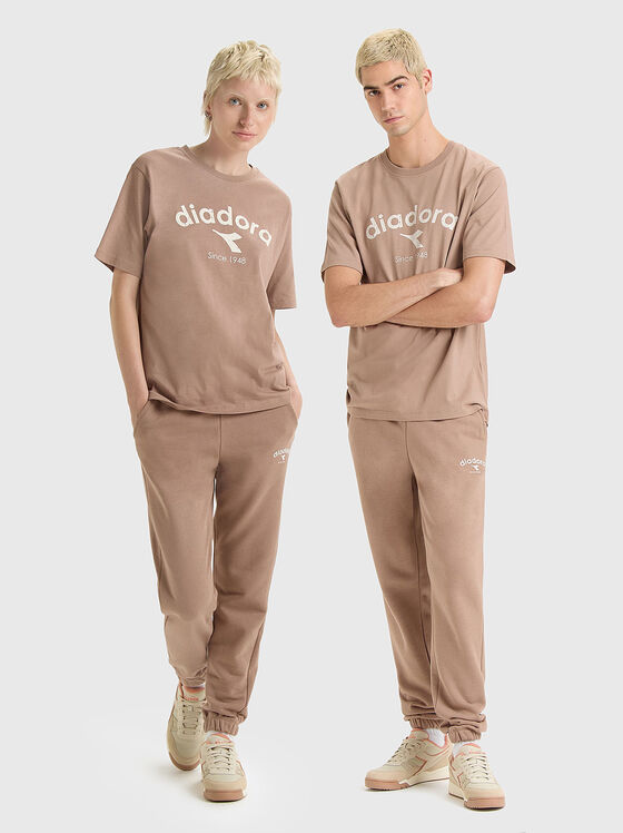 Tricou unisex cu detaliu logo - 1