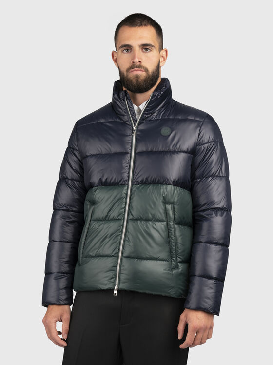 Padded jacket with quilted effect - 1