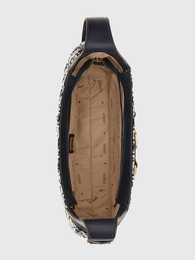 IZZY hobo bag with monogram logo print - 5
