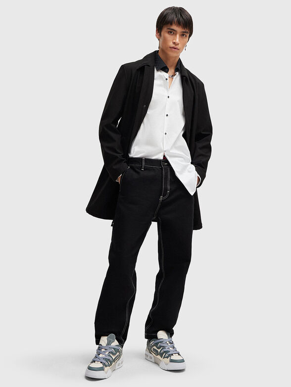 MAREC2411 black transitional coat - 2