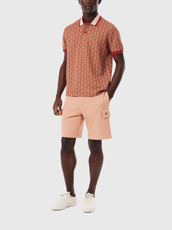 Pantaloni scurți cu broderie logo - 1
