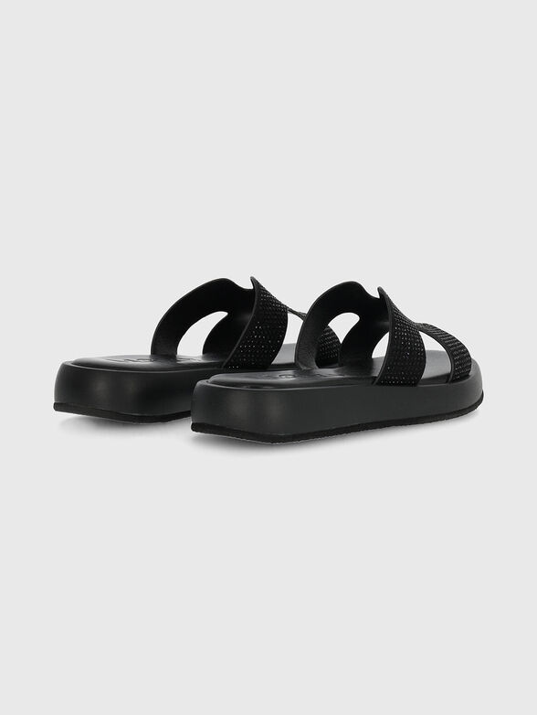 LOTUS black slippers - 4