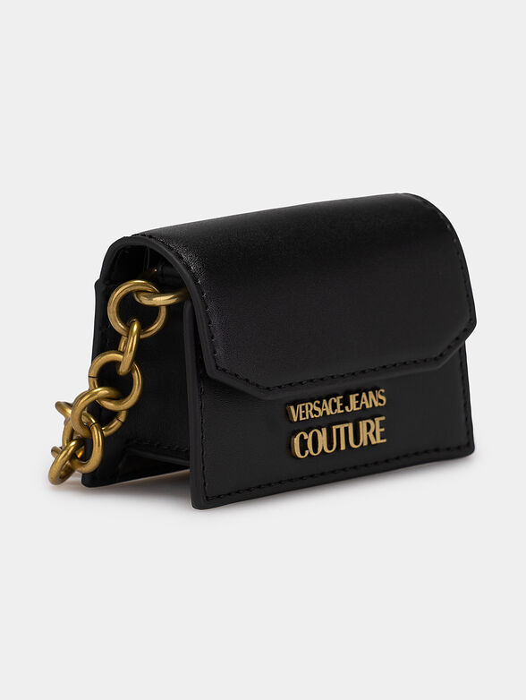 Black small bag with logo details - 4