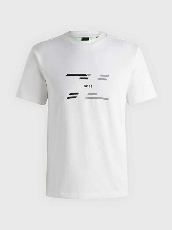 Tricou din bumbac cu imprimeu - 1