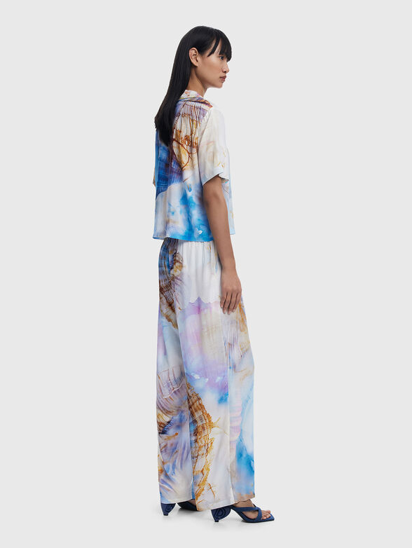 Straight pants with print - 2