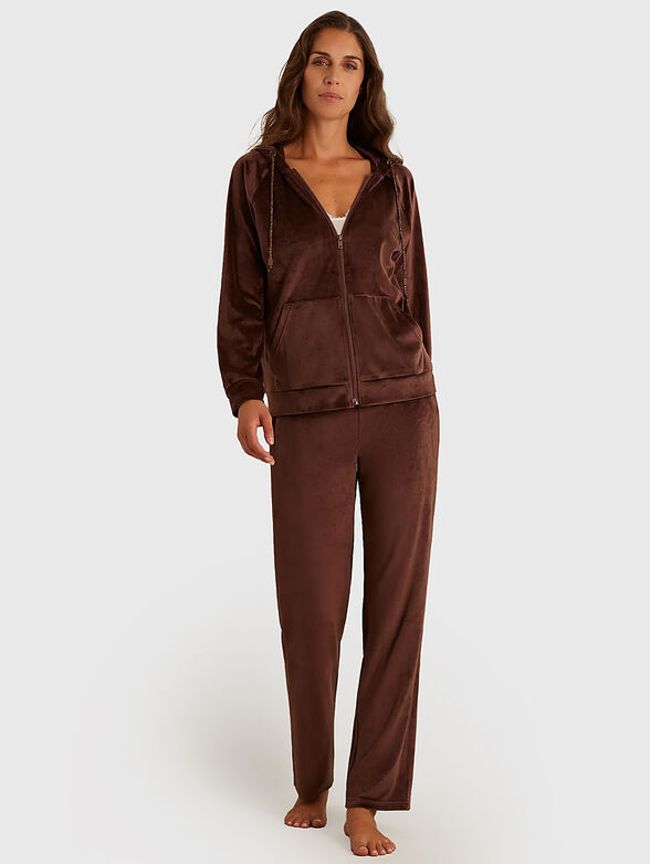 CHEENILLE sweatshirt with zip - 2