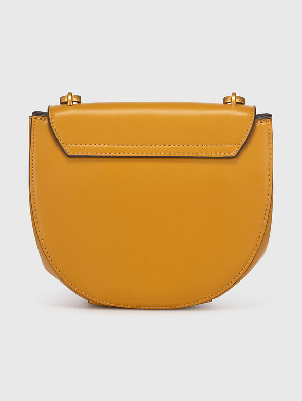 Black crossbody bag with metal logo accent - 3