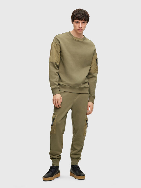 DUERCIA cotton trousers with laces  - 4