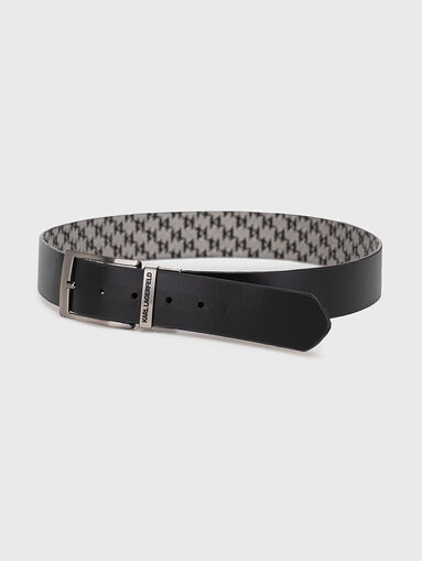 Reversible belt with logo accent - 5