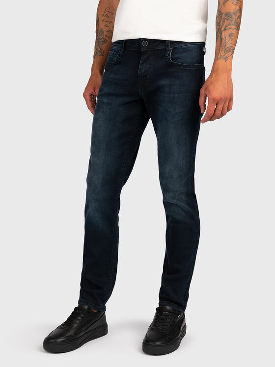 GEEZER jeans with logo patch - 1