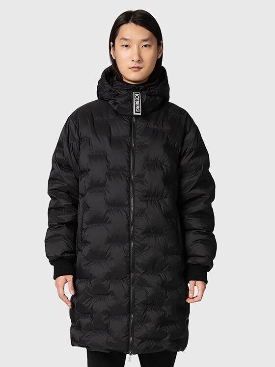 Quilted jacket with logo motifs  - 1