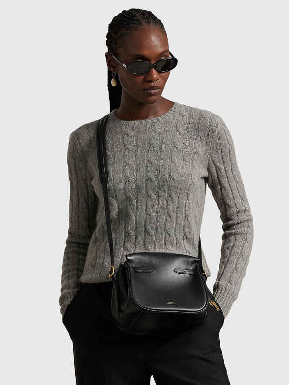Leather mini satchel - 6