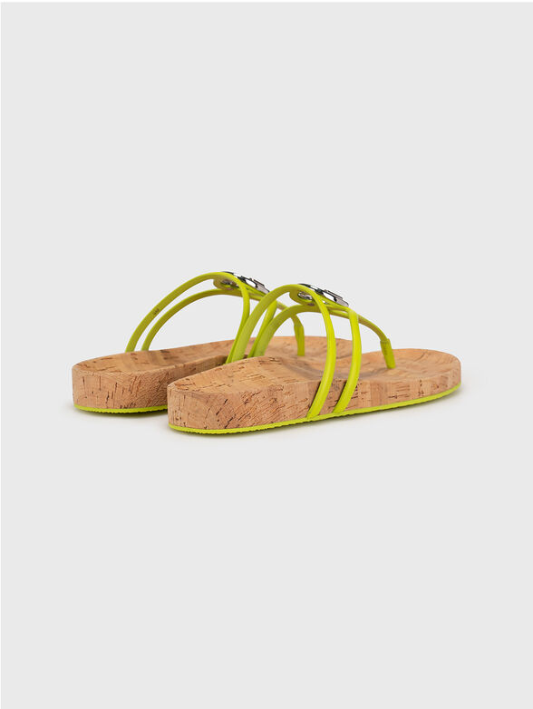 HAMPTON black leather sandals - 3
