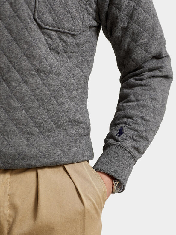 Sweater with quilted effect - 3