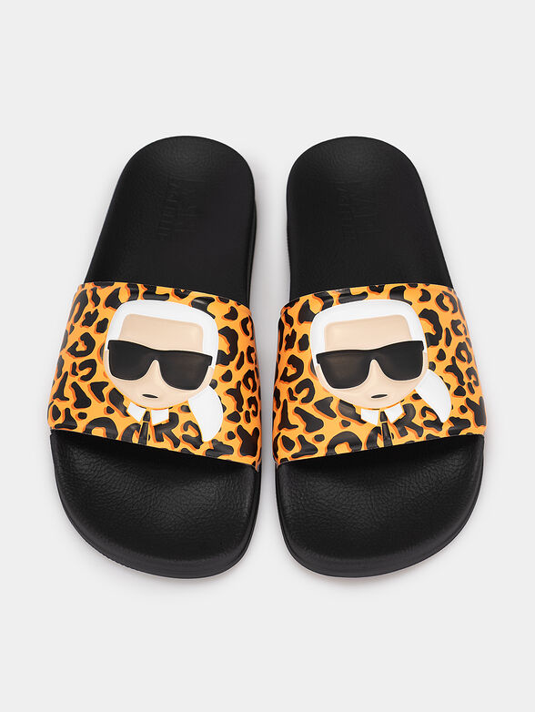KONDO slides with animal print - 6