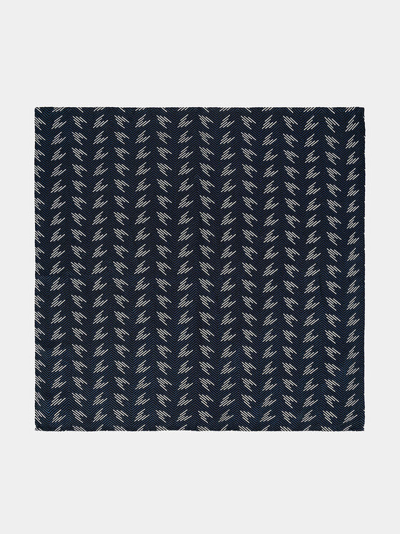 Silk handkerchief with print - 1