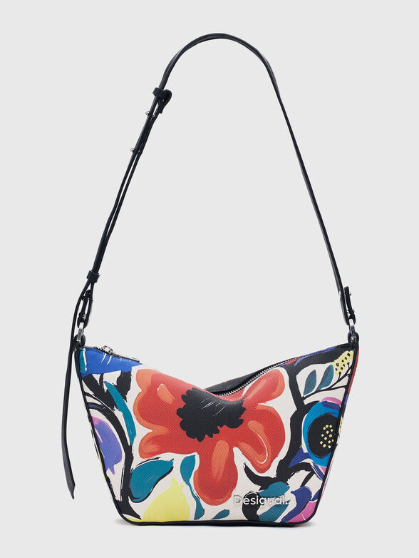 Crossbody bag with floral print - 1