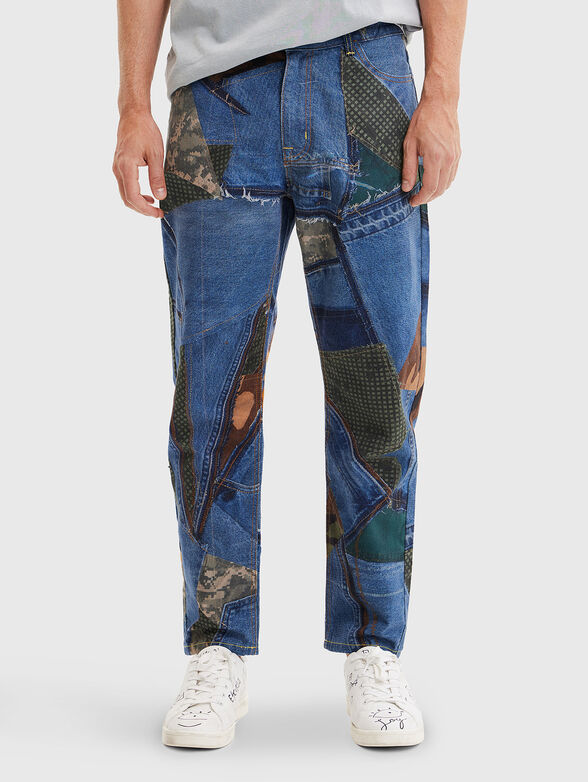 VELEZ jeans with patchwork elements - 1