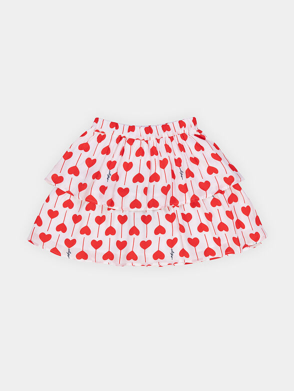 Heart print skirt - 2