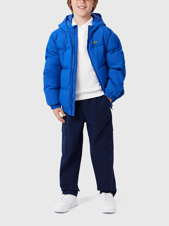 Blue jacket with hood - 2