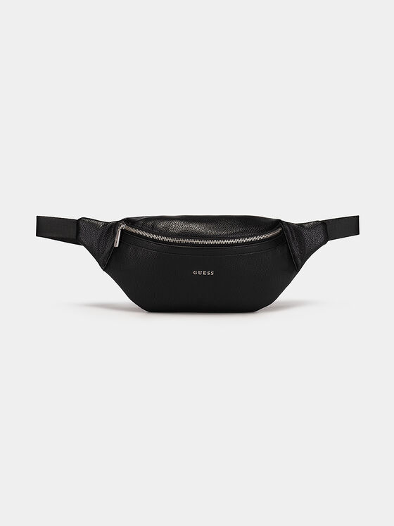 RIVIERA black waist bag with logo detail - 1