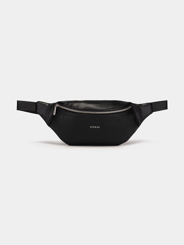 RIVIERA black waist bag with logo detail - 1