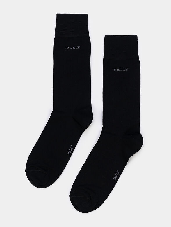 Socks with logo print - 1
