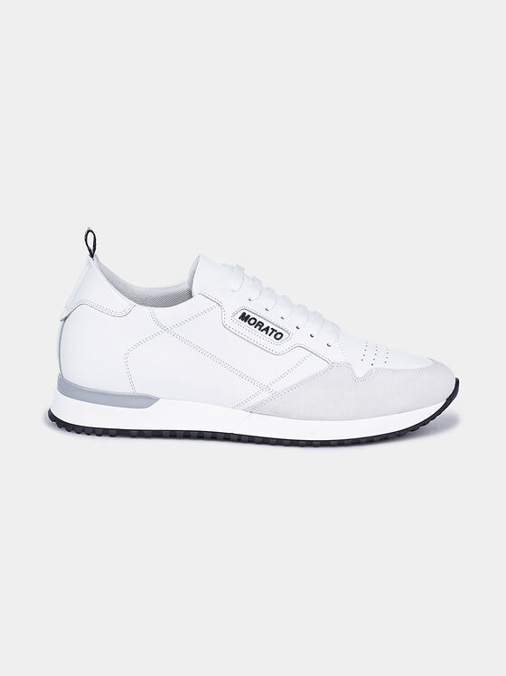 Adidași albi din piele - 1
