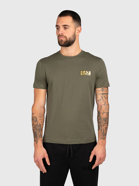 Cotton T-shirt with logo accent - 1