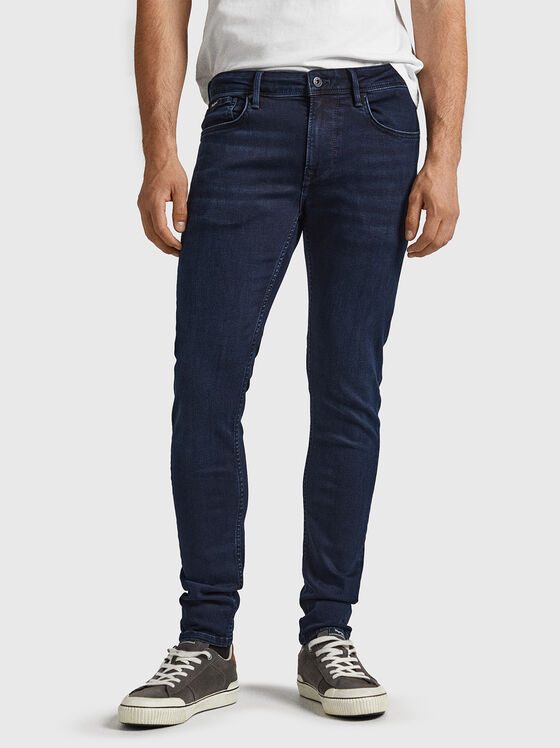 Blugi skinny FINSBURY în albastru închis - 1
