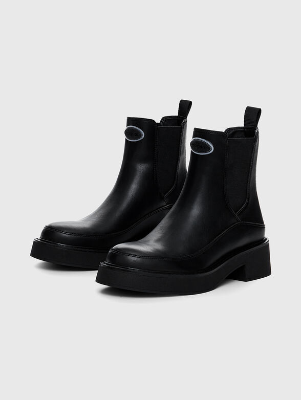 LENA boots with logo accent - 4