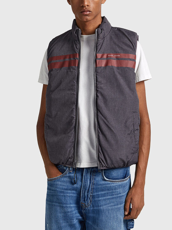Reversible padded gilet - 1